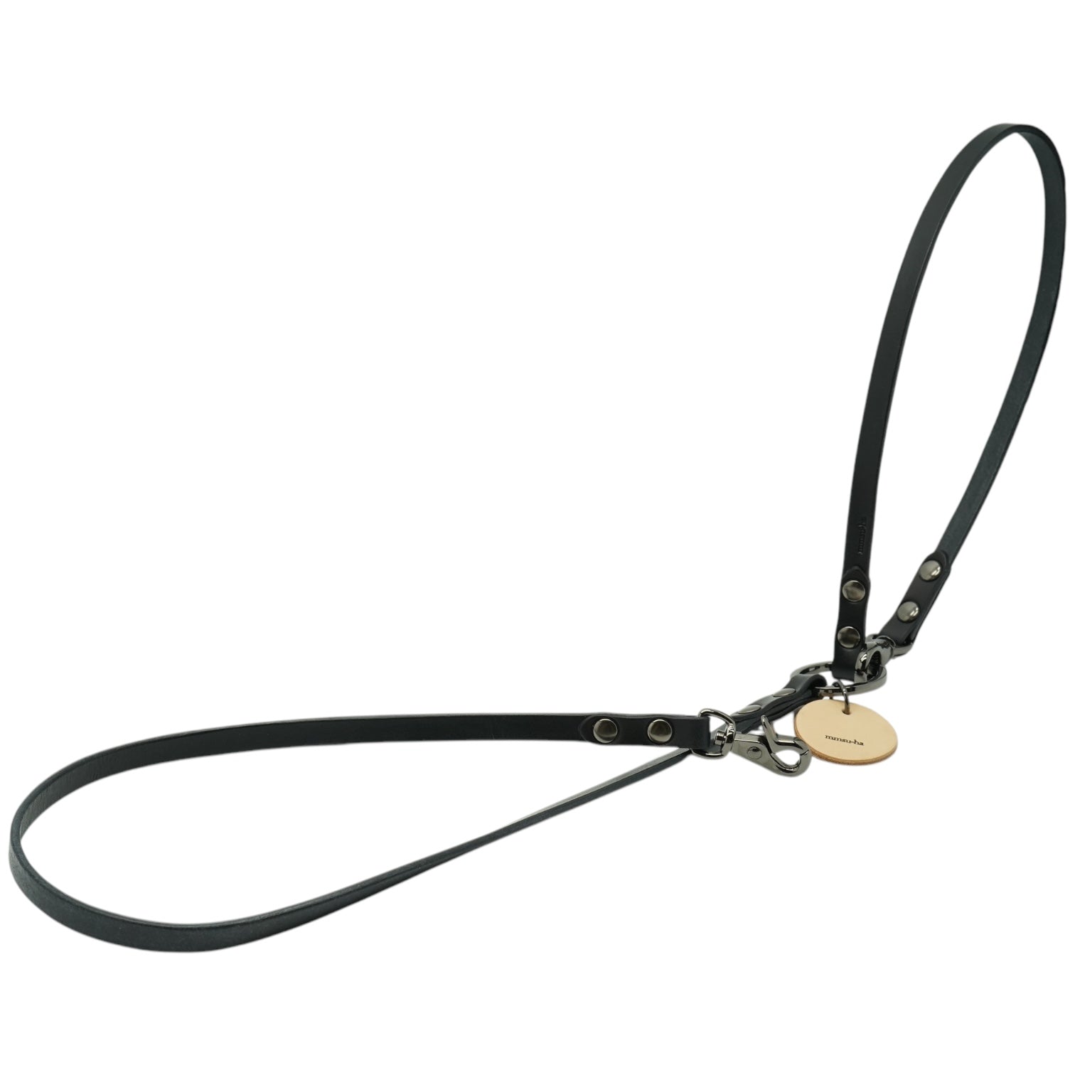LEATHER 2stay LEAD 12mm【ブラック×BLACK】