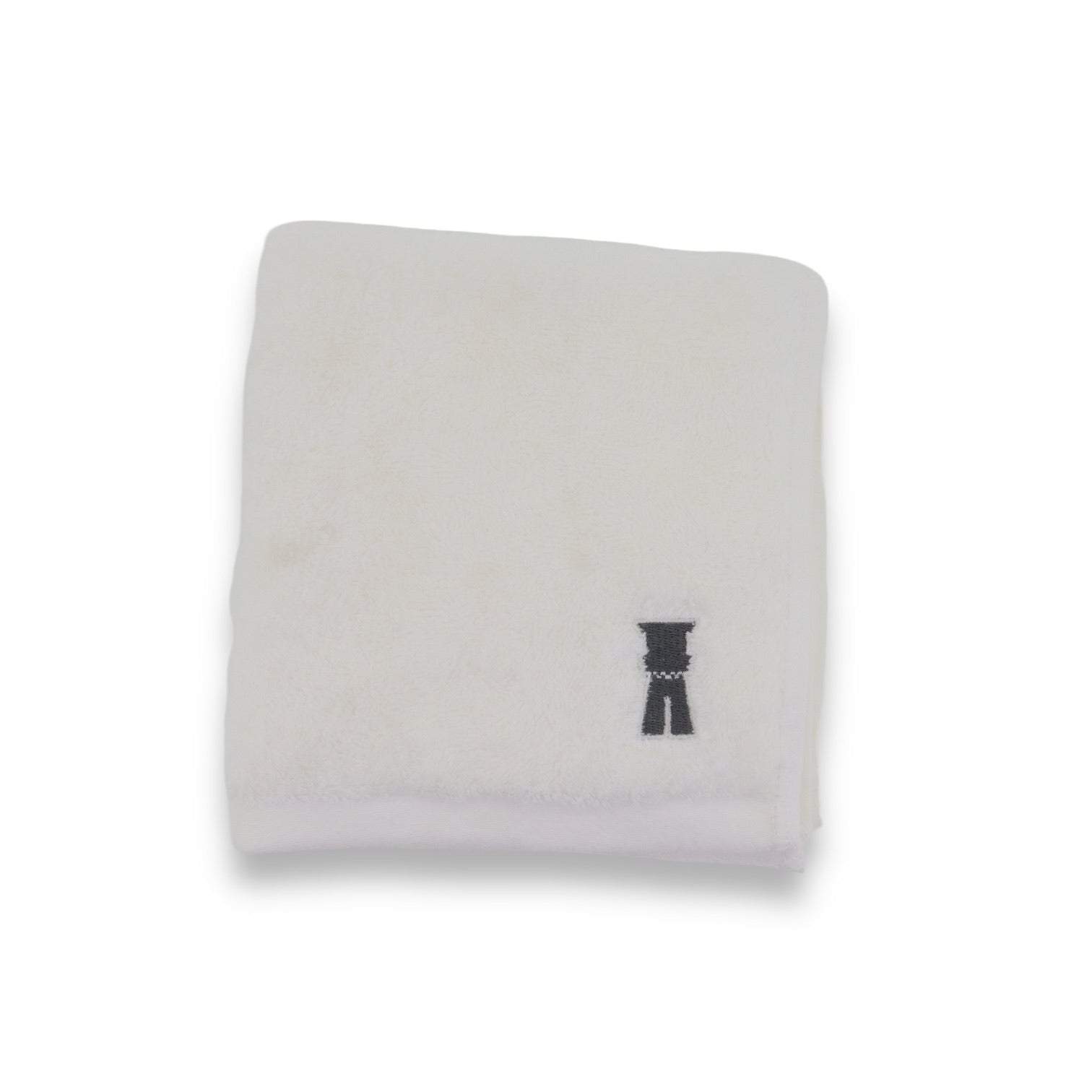 su-ha kun刺繍ハンドタオル【ホワイト】